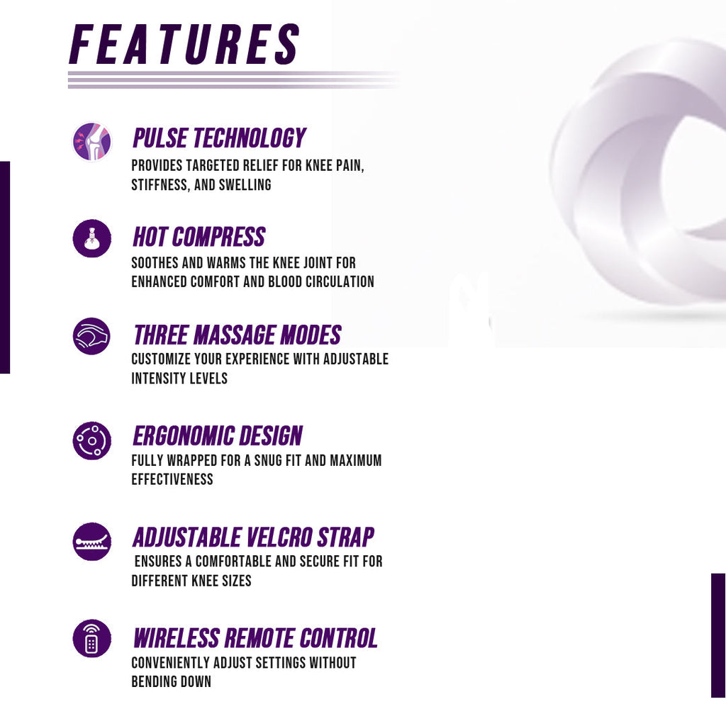 SmartKneeRelief™ – Intelligent Heated Knee Massager for Comfort & Recovery