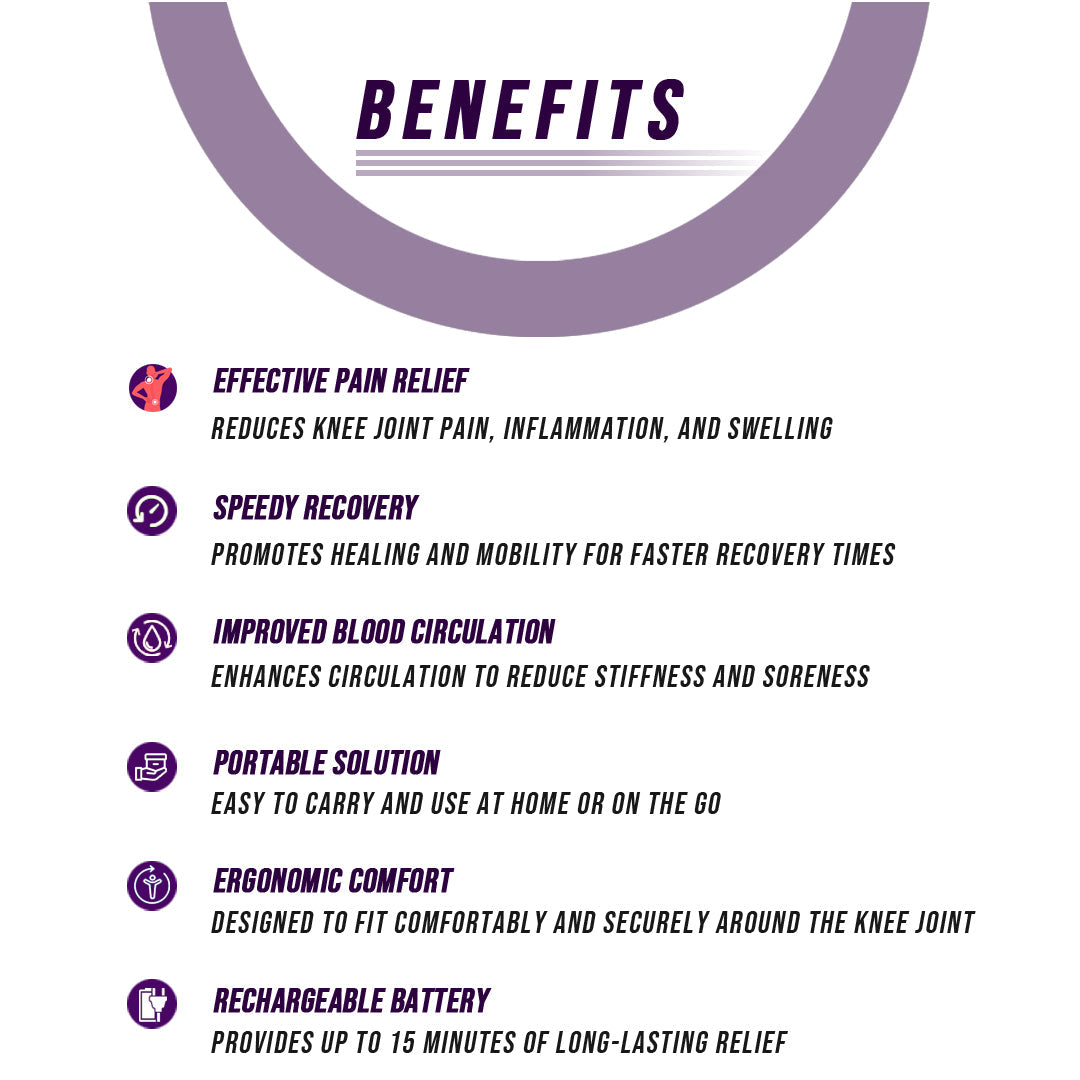 SmartKneeRelief™ – Intelligent Heated Knee Massager for Comfort & Recovery