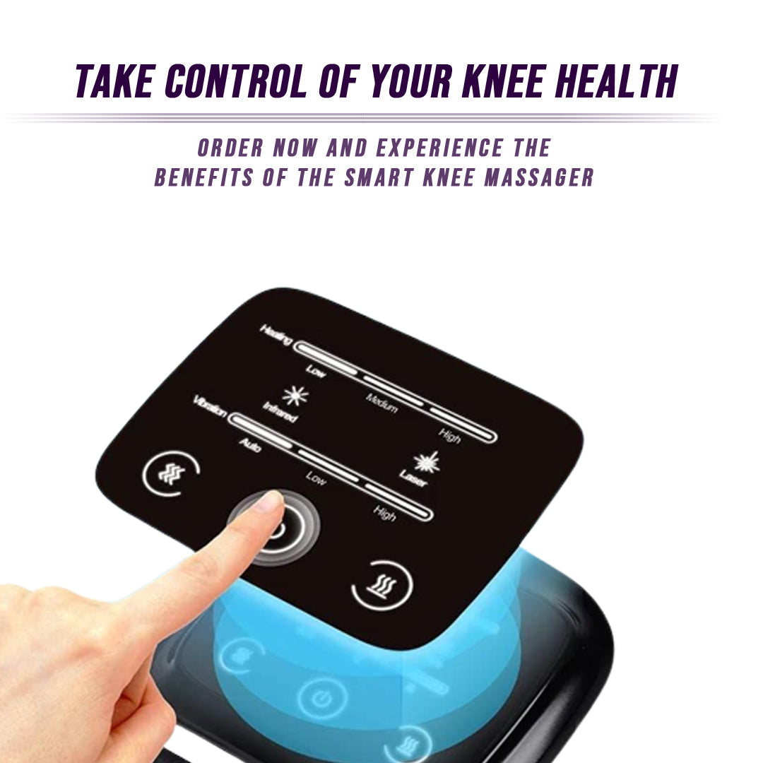 SmartKneeRelief™ – Intelligent Heated Knee Massager for Comfort & Recovery